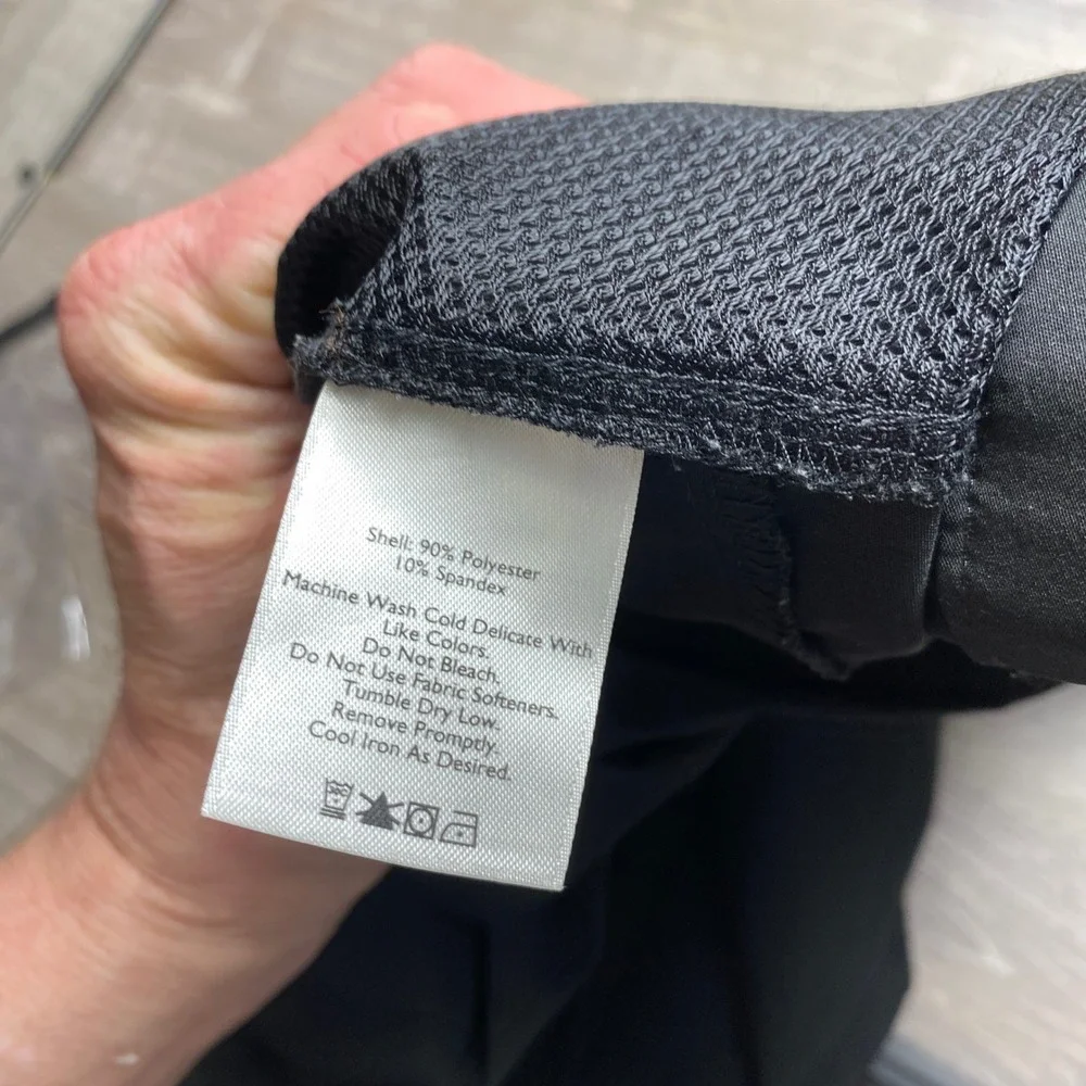 Eddie Bauer First Ascent Hiking Pants Womens 14 Black Stretch Poly Spandex‎